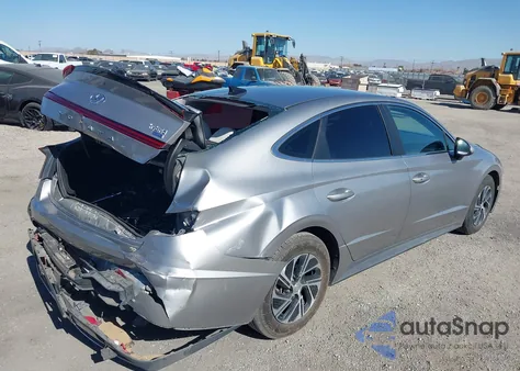 2021 Hyundai Sonata Blue из США, поврежденный, VIN KMHL24JJ6MA035398